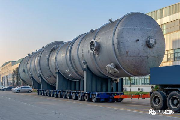 3米直径pdh(丙烷脱氢)容器是大明重工制造的最大直径产品.